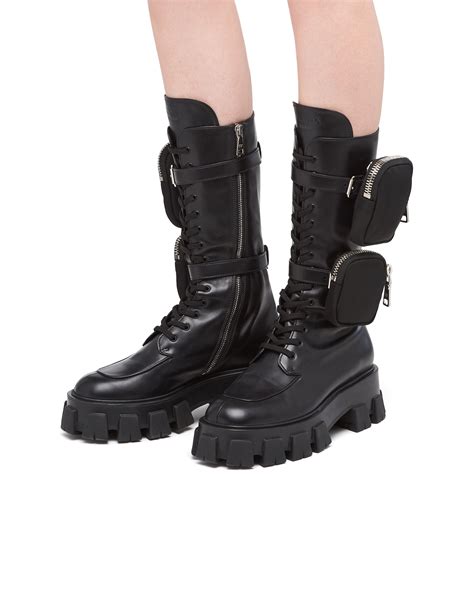 botte prada monolith|prada monolith boots.